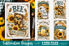 Sunflower Kitchen Towels PNG Sublimation Designs 4 Files Product Image 4