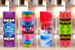 Tumbler Sublimation Design Bundle. Valentine's Skinny 20 oz Product Image 8