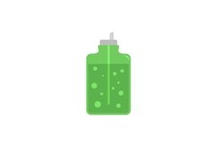 Aloe vera soap icon, flat style Product Image 1