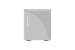 Small fridge icon, flat style Product Image 1