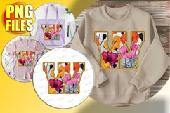 W Doodle Letter Sweet Heart Festive Holiday! Product Image 1