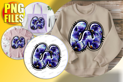 W Doodle Letter Valentine Cheerful Loving Heart! Product Image 1