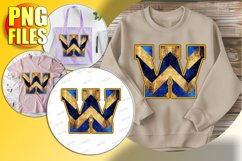 W Doodle Letter Style Clipart Creative Celebration Theme! Product Image 1