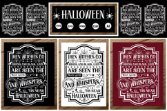 Farmhouse Halloween SVG 5 designs/Halloween Porch Signs SVG Product Image 5