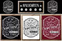 Farmhouse Halloween SVG 5 designs/Halloween Porch Signs SVG Product Image 6