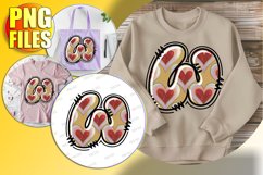 W Doodle Letter Valentine Bright Playful Icon! Product Image 1