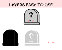 30 Baby Halloween Design Bundle | Cute Kawaii Clipart Product Image 6