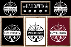 Farmhouse Halloween SVG 5 designs/Halloween Porch Signs SVG Product Image 8