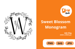 Sweet Blossom Monogram Product Image 1