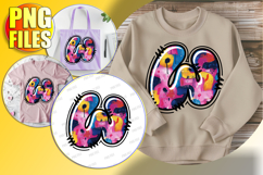 W Doodle Letter Valentine Romantic Bright Magic! Product Image 1