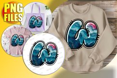 W Doodle Letter Valentine Bright Sweet Magic! Product Image 1