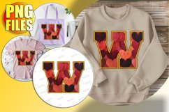 W Doodle Letter Valentine Loving Sweet Heart! Product Image 1