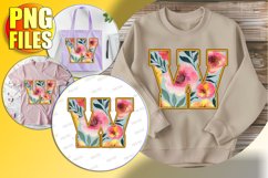 W Doodle Letter Festive Heart Loving Valentine! Product Image 1