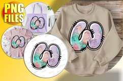 2 Doodle Letter Valentine Bright Romantic Heart! Product Image 1