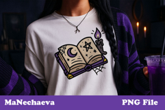 Gothic Halloween Clipart Bundle | Purple Black Sublimation Product Image 4