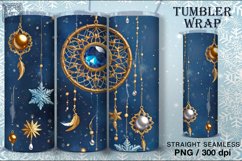 4 Christmas Tumbler Wrap 20 oz Product Image 4