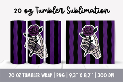 Gothic Tumbler Sublimation Bundle | Halloween 20 oz Wraps Product Image 16