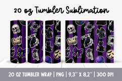 Gothic Tumbler Sublimation Bundle | Halloween 20 oz Wraps Product Image 18