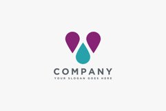Abstract drop shape, nature logo Product Image 1