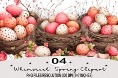 Whimsical Spring Clipart png Whimsical Spring Watercolor png Product Image 1