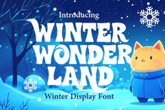 Winter Wonderland - Decorative Display Font Product Image 1