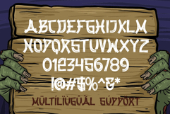 Wooden Terror | Halloween Creepy Webfont for Dark Design Product Image 2