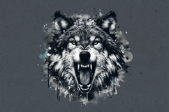 Wolf Sublimation design PNG Product Image 2