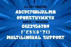 Waosh | 3D Comic Display Webfont for Fun Websites Product Image 2