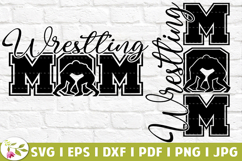 Wrestling Mom SVG, Wrestling Mom PNG, Kids Wrestling Sport Product Image 1