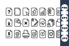 Hand Drawn File Icons Bundle For Digital Projects Product Image 1