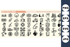 Smart Ecosystem Technology Icon Bundle for Digital Use Product Image 1