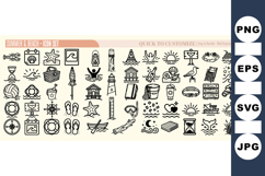 Summer Beach Icon Collection for Vacation Designs Product Image 1