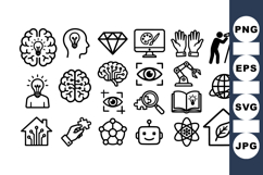 Technology Innovation Icon Set for Design Projects Product Image 1