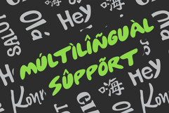 Wall Secret | Bold Smooth Graffiti Webfont WOFF Product Image 3