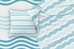 Ocean Wave Seamless Vector Patterns 20 Variations Product Image 4