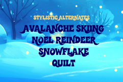 Winter Wonderland | Winter Display Webfont Product Image 3
