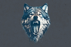Wolf Sublimation design PNG Product Image 2