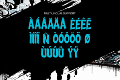 Wild Lines - Urban Decorative Graffiti Font Product Image 3