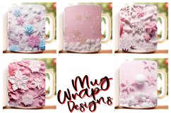 100 Christmas Mug Wrap Bundle, 3D Snowman Sublimation PNG Product Image 4