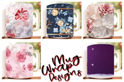 100 Christmas Mug Wrap Bundle, Snowman Sublimation, Santa Product Image 4