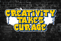 Waosh - 3d Comic Graffiti Font Product Image 3