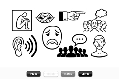 Mental Health Icon Pack For Awareness Designs Product Image 1