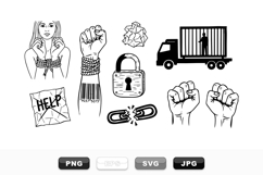 Human Rights Awareness Clipart Bundle For Advocacy Product Image 1