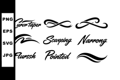 Calligraphy Swashes and Flourishes for Decorative Lettering Product Image 1