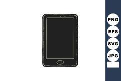 Smartphone device with rounded edges and central home button Product Image 1