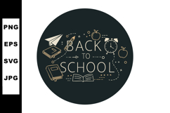 Back to school education concept with books paper planes and Product Image 1