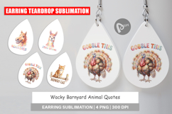 Wacky Barnyard Animals Earring Product Image 1
