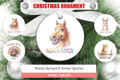 Wacky Barnyard Animals Ornament Product Image 1