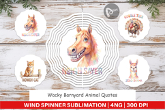 Wacky Barnyard Animal Wind Spinner Product Image 1