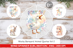 Wacky Barnyard Animal Wind Spinner Product Image 1